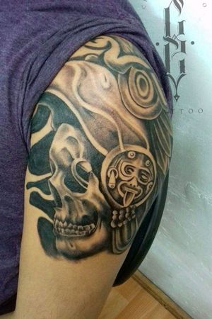 Tattoo black and grey 