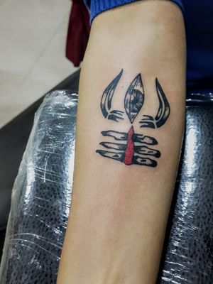Tattoo uploaded by Get Ink'D by MANAV HUDDA • Shiva Tattoo.  #getinkdtattoostudio #getinkd #work #lordshivatattoo #shivatattoo  #trishultattoo #tripundra #tattoodo • Tattoodo
