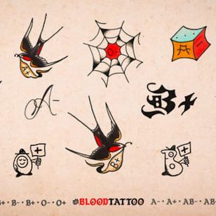 Tatuaje de tipo de sangre para el servicio de sangre de la Cruz Roja Finlandesa #tatuaje de tipo de sangre #tatuaje de sangre #cruz roja terminada #donante de sangre #tatuajes gratis