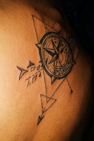Tattoo by tattoo ink