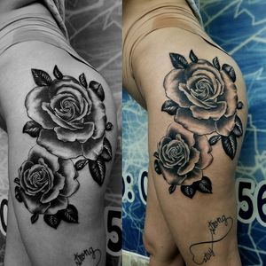#rosetatto #femininetattoo #tattoofeminina #girltattoo #tattoorose #rosestatto #tattooroses #TattooGirl #tattoo #tatoo #tato #tatu #tatouages #tatouage #tatuaje #tatuagem #tattooartistmagazine #tattooartist #tattooart 