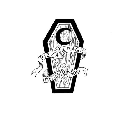Small coffin #coffin #blackandgreytattoo #inspirationtattoo #magic #pizza #help