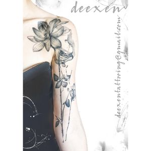Sudden Hope➡️Contact: deexentattooing@gmail.com✴️Merci Maja---#tatouage #flowertattoo #blackandgreytattoo #tatouage #watercolortattoo #watercolortattoos #blackandwhitetattoo #tattoo2me