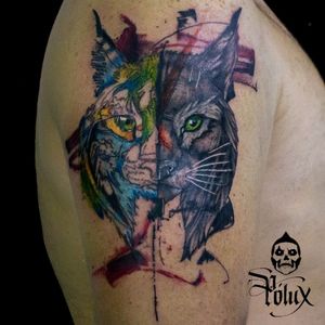 www.poluxink.com Pereira Colombia Lynx tattoo