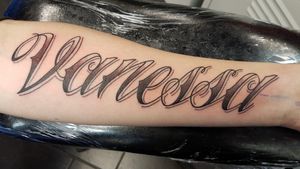 100% freshMy daughters name (Vanessa)#Göteborg #sweden  Tattoo studio: Gothia inc