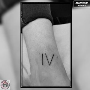 Cause they're 4... 😉4❤️4💕4❤️4💕4❤️4💕4❤️4💕#tattoo #tatuaje #tatouage #calligraphytattoo #tatuajecaligrafia #tatouagecalligraphie #4tattoo #IVtattoo #ivtattoo #tatuaje4 #tatuajeIV #tatouage4 #tatouageIV #4 #IV #tattoodo #tattoolover #tattoolovers #ferneyvoltaire #tattooferneyvoltaire