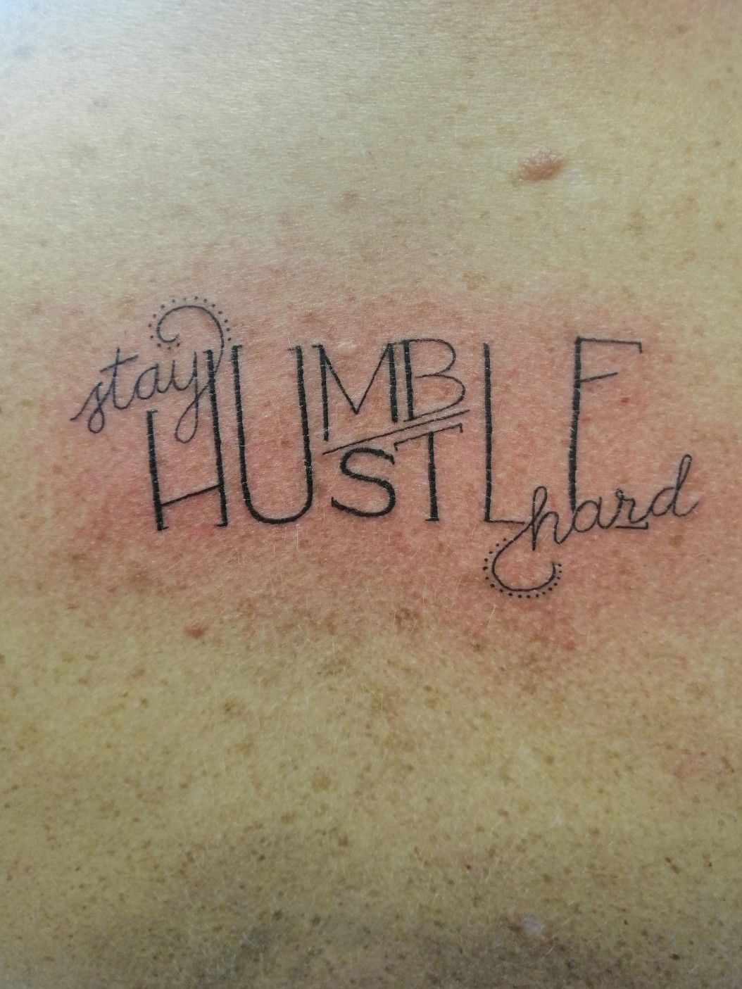 Stay Humble Hustle Hard thats his  Tattoos by Tip  Facebook