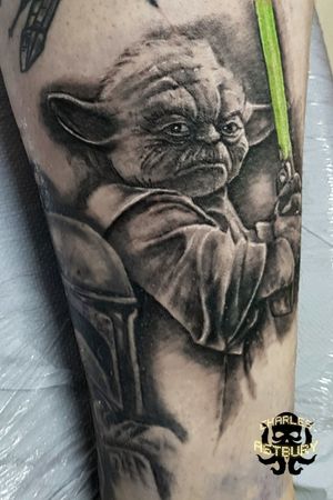 Wall tattoo Star Wars Yoda training Session by Komar®, Star Wars