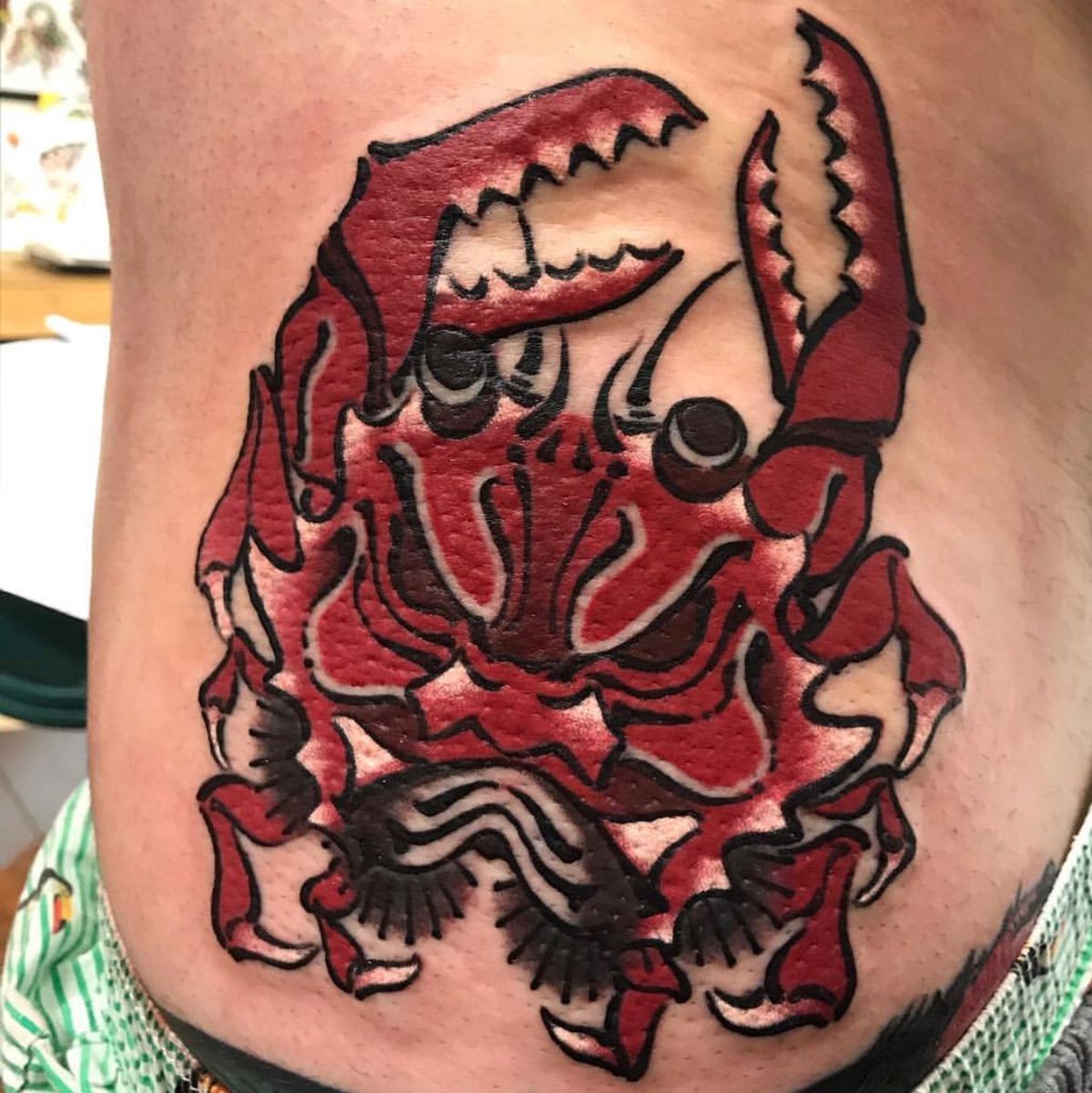 Tattoo uploaded by Golden Sickle Collective • Heikegani japanese 