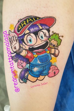 #Arale #tatuejecolor #colortattoo #anime #animetattoo #tattoo #tatuaje #malaga #tatuajemalaga