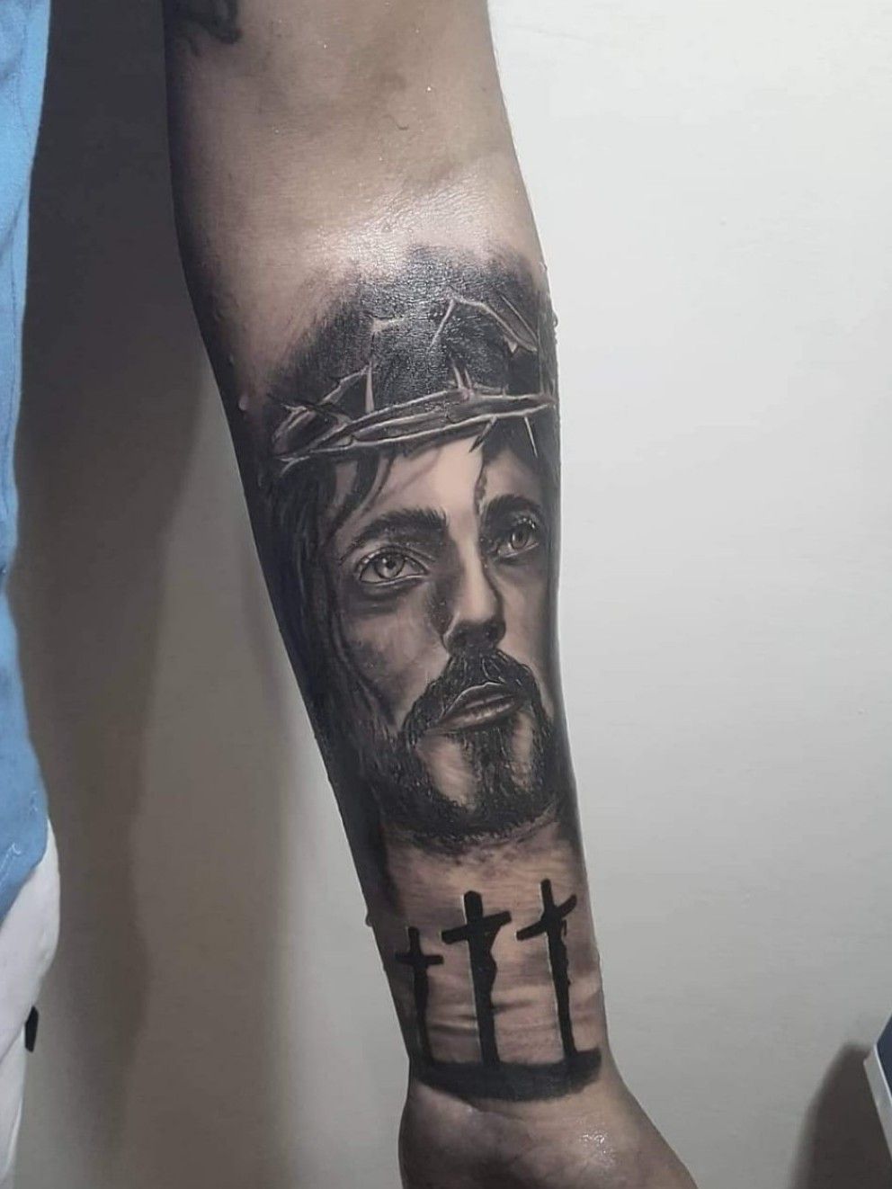 Tattoo uploaded by Ricardo14 • Jesús, Jesucristo sentado sobre la