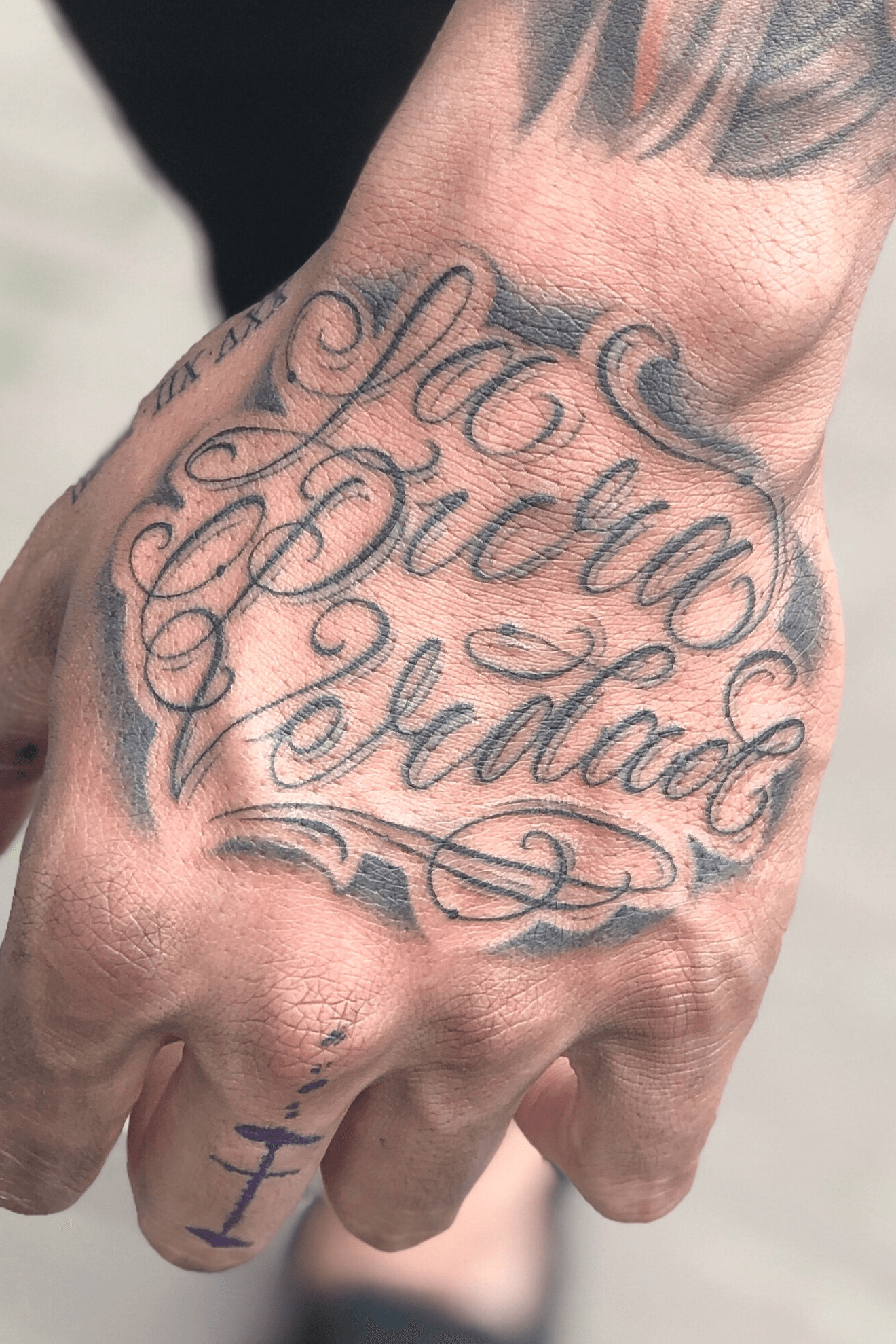 Script Tattoos in New York New York  Blue Art Tattoo