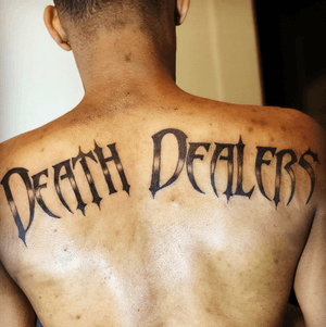 Death dealers lettering