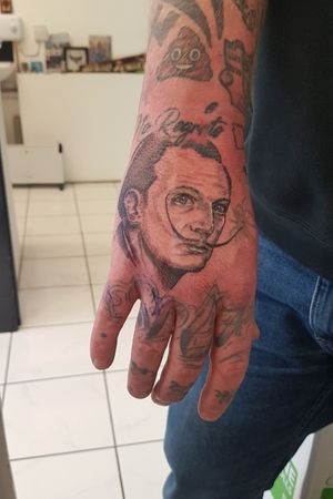 Salvador Dali for the boss man @ PURE INK Midlothian 