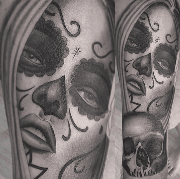 Tattoo from Leo Martinez Black and Grey