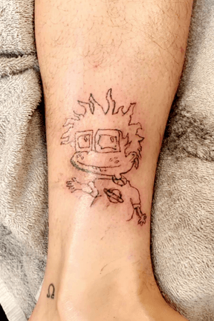3rd tattoo. Chucky from rugrats!
