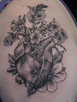 #heart and #flowers