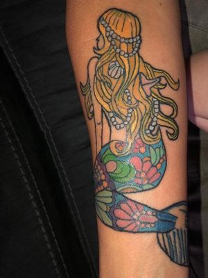 Mermaid #tattoos #tattooideas #mermaidtattoo #colortattoo #tattoos 