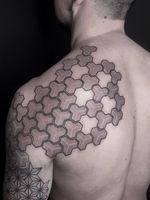 Sacred geometry tattoo by Thor Stovsky #ThorStovsky #tattooartist #besttattoos #awesometattoos #tattoosformen #tattoosforwomen #tattooidea #sacredgeometry #geometric #shapes #linework #dotwork