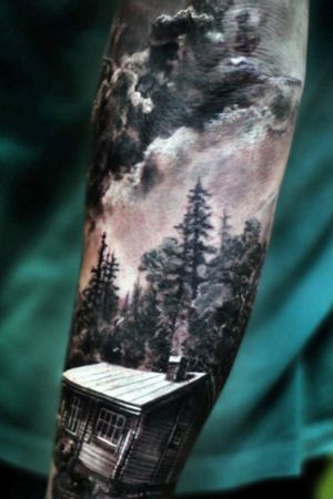 Cabin in the woods sleeve