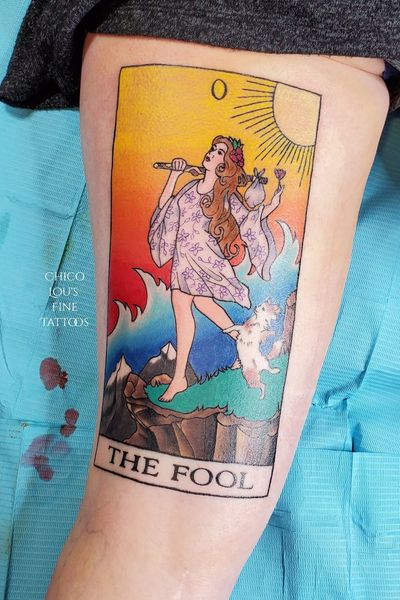 The Fool tarot card mostly healed the shy is fresh