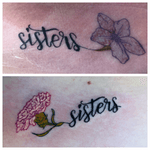 Sisters, a life time commitment and a bloodline best friend. #familytattoos #sistertattoos #sammisparkles #SphINKsCanada