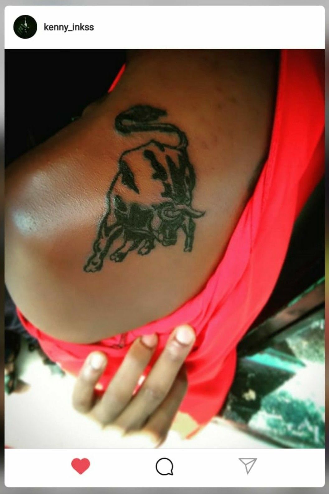 lamborghini bull tattoo