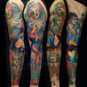 Sleeve by @fishero - Freihand tattoo #sleeve #sleevetattoo #fishero #fisherotattoo