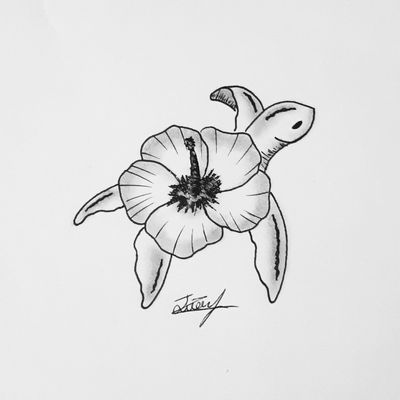 Turtle • #tropical #illustration #inkedgirl #tattooart #sketch #original #blacktattoo #black #blackwork #animal #picture #tattoo #tattoodesign #flower #sketchbook #sketchwork #design #art #ink #flowertattoo #inkedgirls #tattooedgirls #turtle