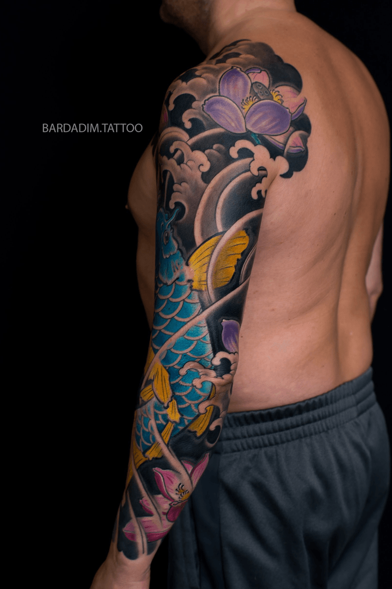 Tattoo Uploaded By George Bardadim • Japanese Tattoo Nyc Male Japanese Tattoo Full Sleeve