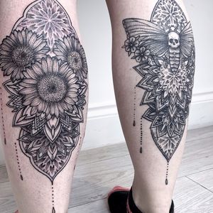 Calf pieces done by Louise.