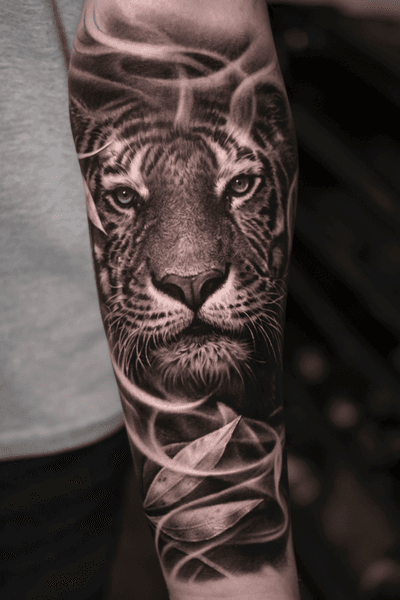 tiger sleeve tattoos