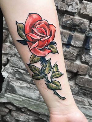 #neotraditional #rose #neotrad 