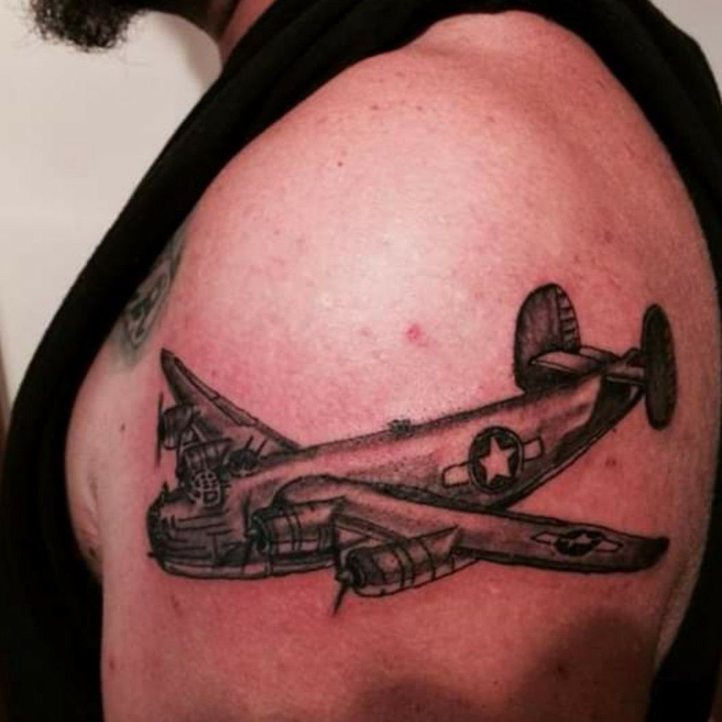 B52 bomber on Kevin last week Thanks  The Tattoo Cellar  Facebook
