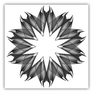 #geometrictattoo #geometric #black #mandalatattoo #mandala #designer #symetrical #sacredgeometry #finelinetattoo #finelines #etnic #Star #blackAndWhite #ink 