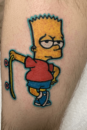 Bart Simpson #Simpsons #color #cartoon #powerline 