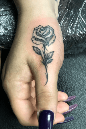 #rose #tattooartist #tattooart #hand #Black 