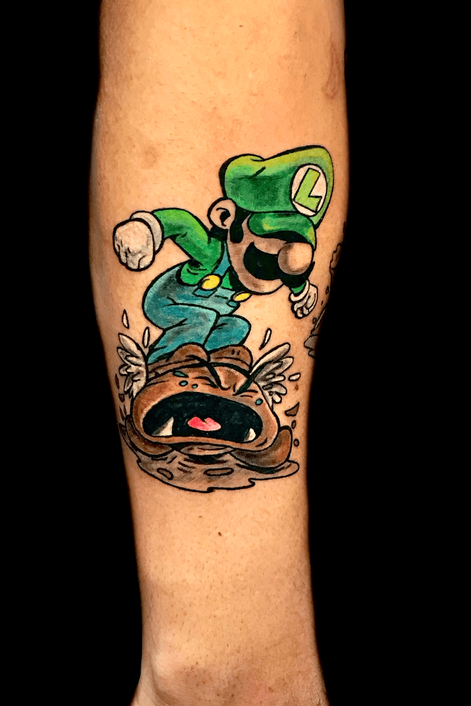 Mario  Luigi tattoojpg  This tattoo was rated the coolest  Flickr