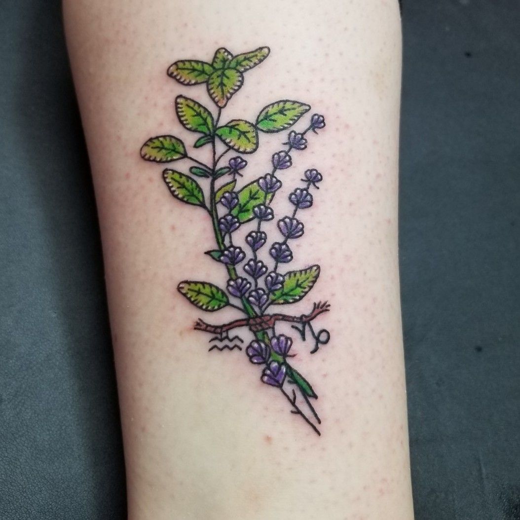 8 Sage tattoo ideas  herb tattoo tattoo inspiration botanical tattoo