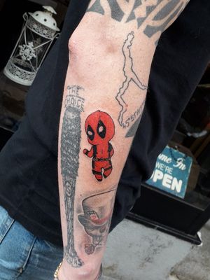 Deadpool #tattoo #deadpooltattoo #comoitaly 
