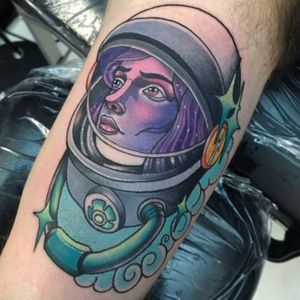 Astronaut from my original Flash 🚀 thanks for putting your Trust in my hands 🔥 find me on insta @ barrientostattoo for quotation
