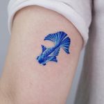 Fish tattoo by Soosoo #Soosoo #fishtattoo #fishtattoos #fish #seacreature #oceanlife #animal #ocean #water #pisces #nature #watercolor #goldfish