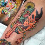 Rat Fink tattoo by Drizel #Drizel #RatFinktattoos #RatFinktattoo #RatFink #color #KustomKulture #rockabilly #hotrod #hotrodtattoo