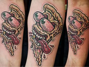 Rat Fink tattoo by Ingo Hermann #IngoHermann #RatFinktattoos #RatFinktattoo #RatFink #color #KustomKulture #rockabilly #hotrod #hotrodtattoo