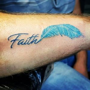 Faith tattoo color