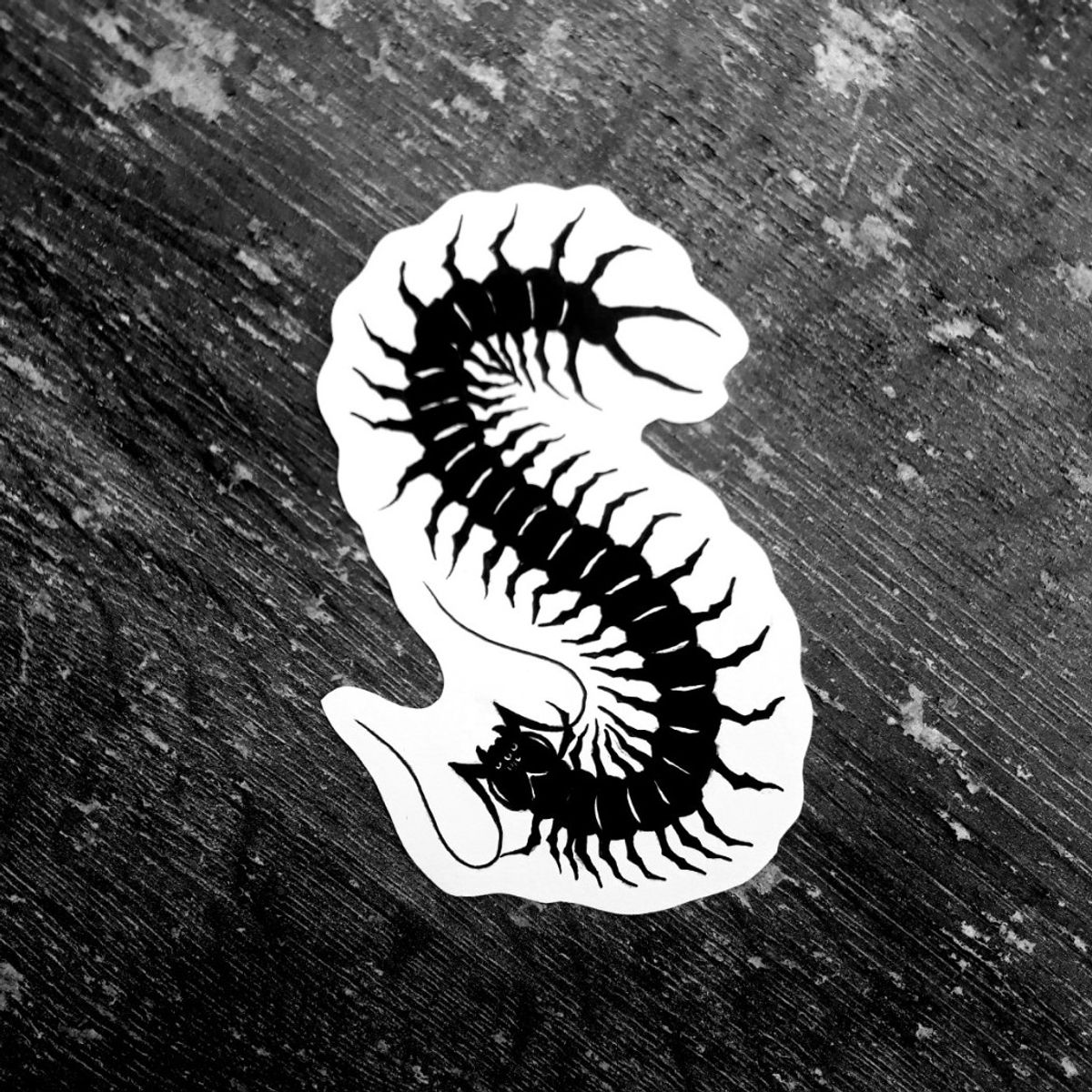 Tattoo Uploaded By Harley Akers • My Centipede Dark Style Flash Design • Tattoodo