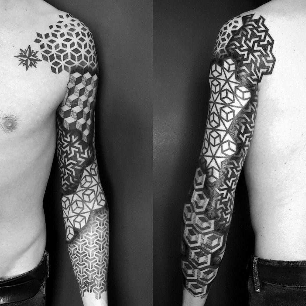 Free Abstract geometric shapes tattoo collection  nohatcc