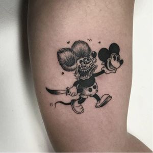 Rat Fink tattoo by Arno van Putte #ArnovanPutte #RatFinktattoos #RatFinktattoo #RatFink #color #KustomKulture #rockabilly #hotrod #hotrodtattoo
