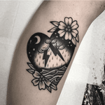 Tattoo on Marie! Thanks! Blackwork, Amsterdam tattoo, Black tattoos. 