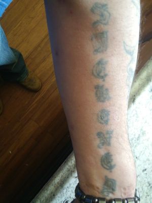 SICKENED prison tattoo ( NOT the greatest. Needs to be fixed ) NOTE TO SELF : ALWAYS GO TO A PROFESSIONAL